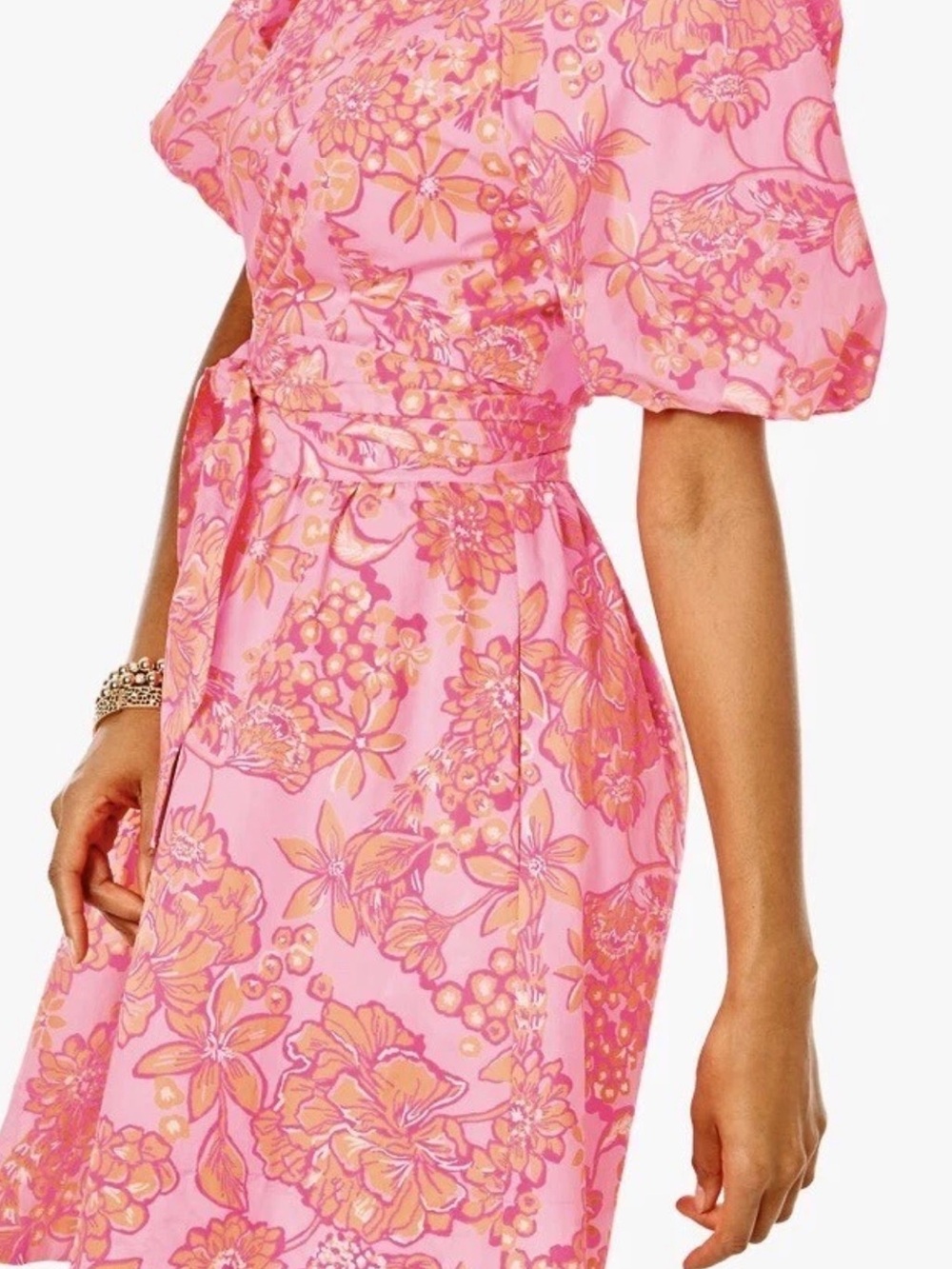 Lilly Pulitzer Knoxlie Mandevilla Baby Days Bloom Fit Flare Dress. Size 14. - Picture 5 of 7
